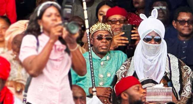 channelstv's tweet photo. UPDATED: Amaechi Absent At Tinubu’s Swearing In, Attends Otti’s Inauguration In Abia
https://t.co/VN5Jns9wsN https://t.co/f6dqXHEv0W