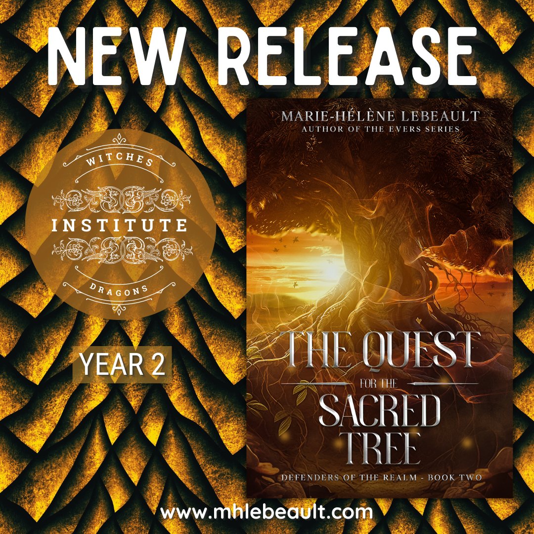 The Quest for the Sacred Tree (Defenders of the Realm, Book 2)
amazon.com/dp/B0BXLVN52Z

#epicfantasy #yafantasy #cleanfantasy #witches #dragons #queer #diverse #inclusive #Yafiction  #nospice #bodypositive #lowtrigger #fatedmates #chosenones #foundfamily #safebooks #lgbtq