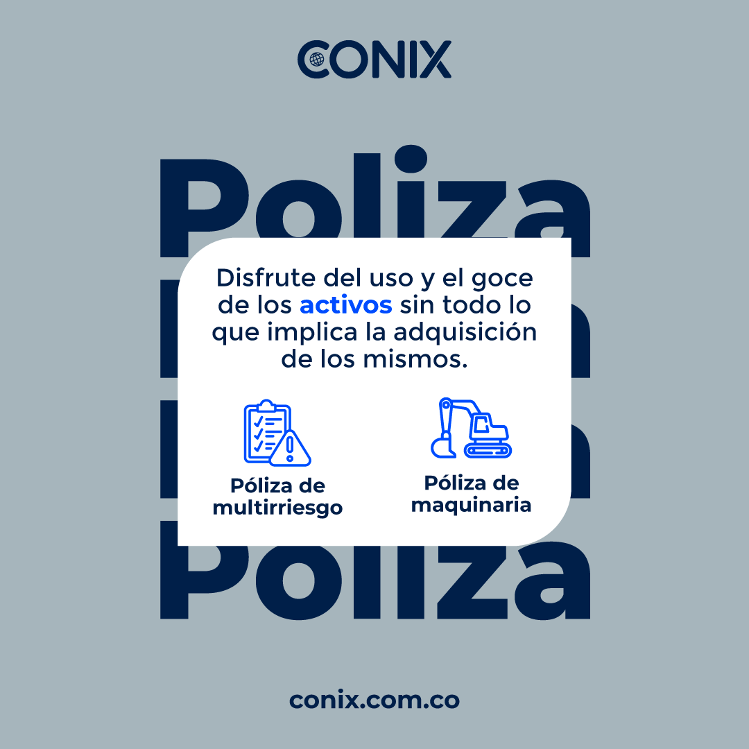 ConixSA's tweet photo. En Conix entendemos lo importante que es mantener la seguridad de las empresas ante cualquier imprevisto. Nuestras pólizas brindan el apoyo necesario que necesitan sus bienes. 

Ingrese a nuestra página web para conocer más.  #conix #conixseencarga #poliza #colombia https://t.co/G9SYSgt46w