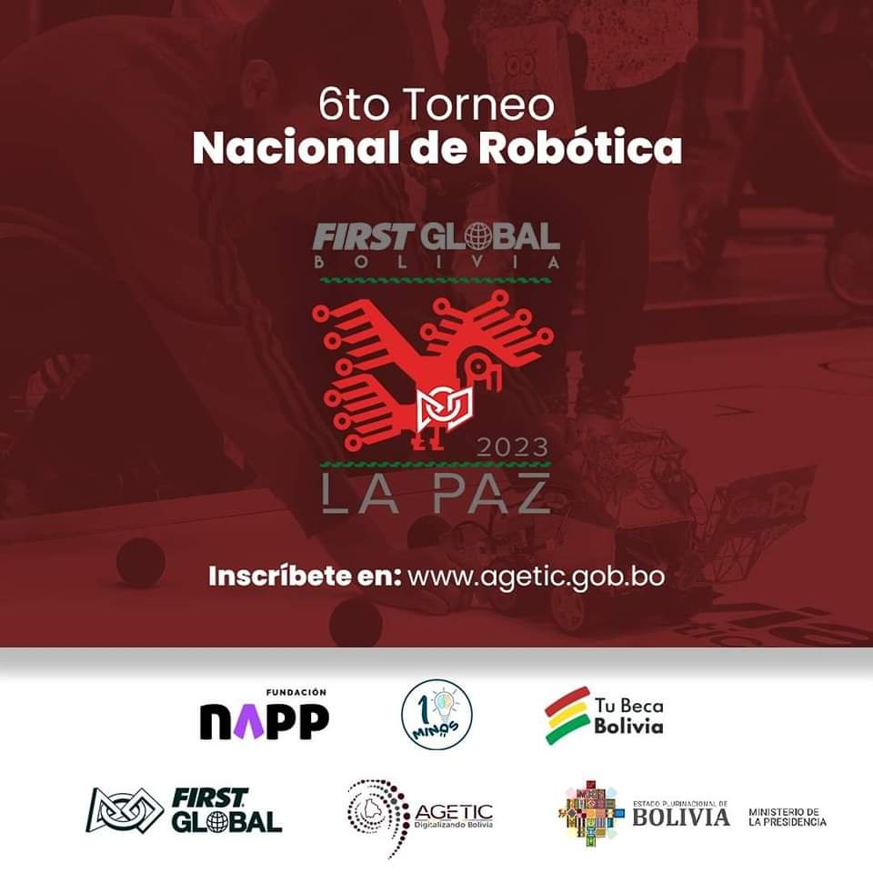 jimmydanny3's tweet image. 🇧🇴 ¡Comienzan las INSCRIPCIONES al TORNEO DE ROBÓTICA MÁS IMPORTANTE DE BOLIVIA!  🇧🇴
Bolivia - First Global 🤩🤖 ... ¡Tú puedes ser parte de la selección boliviana de robótica que representará al país en First Global Singapur 2023!
#Robotica #FirstGlobal #CreemosEnBolivia