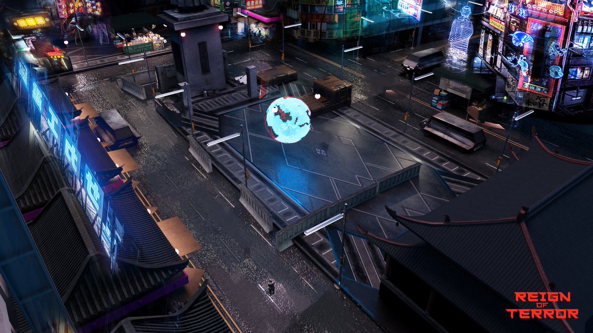 RoTTheGame's tweet image. 👀 Happy Monday! The neon-lit Orochi City market shines bright. Work in progress, with more updates coming soon!⚡️🌆

$REIGN #Crypto #PlayandOwn #Gateio