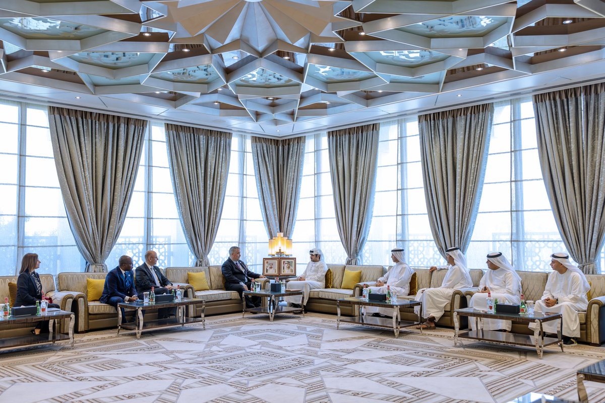MaktoumMohammed's tweet photo. With the vision of @HHShkMohd Dubai has become, a world-leading destination for the best medical services, we consider the development of its health sector as one of our top priorities to preserve the quality of life and happiness of our people.

 In this regard, I met with Dr. Martin Kuper, Chief Executive, Moorfields Eye Hospital NHS Foundation Trust, and we discussed the hospital's programs and its partnership with Mohammed Bin Rashid University of Medicine and Health Sciences. We cherish their efforts in providing world class healthcare services and distinguished medical training.