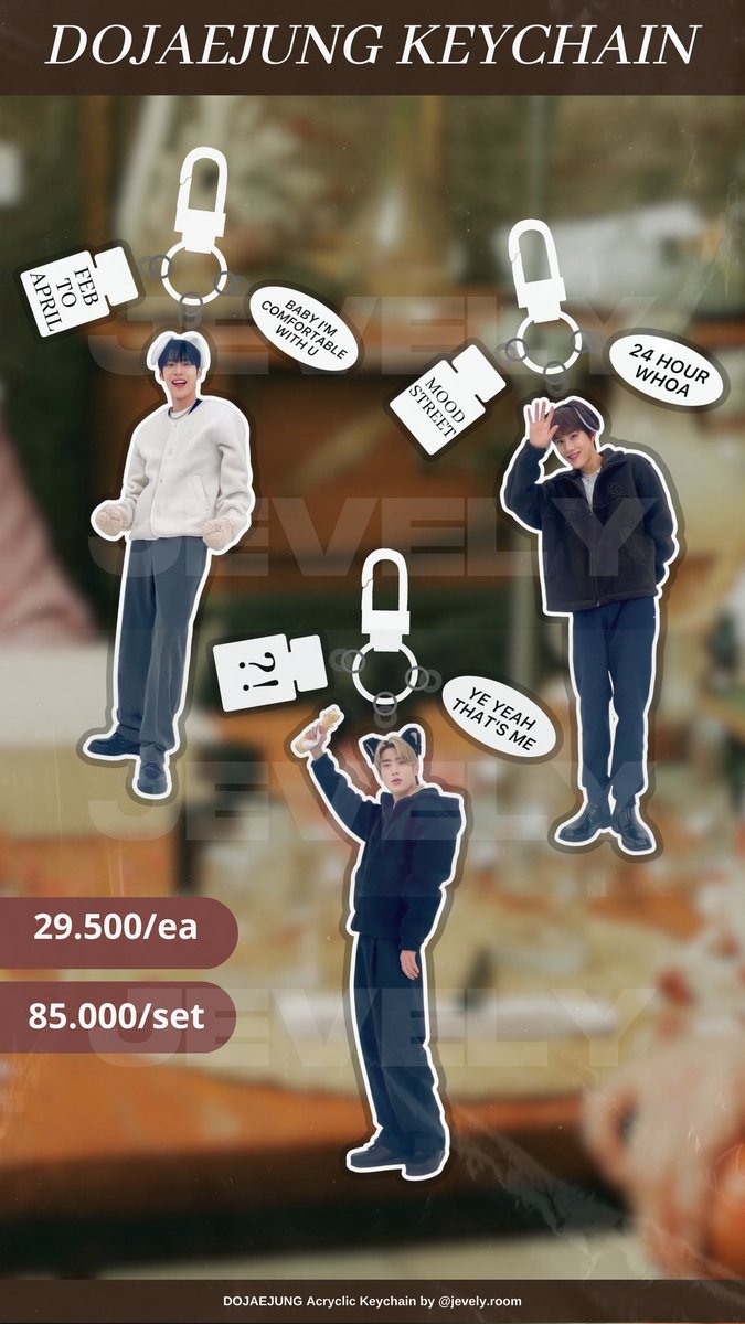 letskajja's tweet photo. ( RT and like are appreciated🤍 ) Open Pre-Order NCT DOJAEJUNG Acrylic Keychain/Keyring🖇

Available each member version:
#DOYOUNG #JUNGWOO #JAEHYUN 
Form Pre-Order : https://t.co/b0sZcQ8UVh

close order on 6 June 2023
#nctkeychain #acrylickeyring #nct #NCTDOJAEJUNG https://t.co/ZuaEr3bKNP