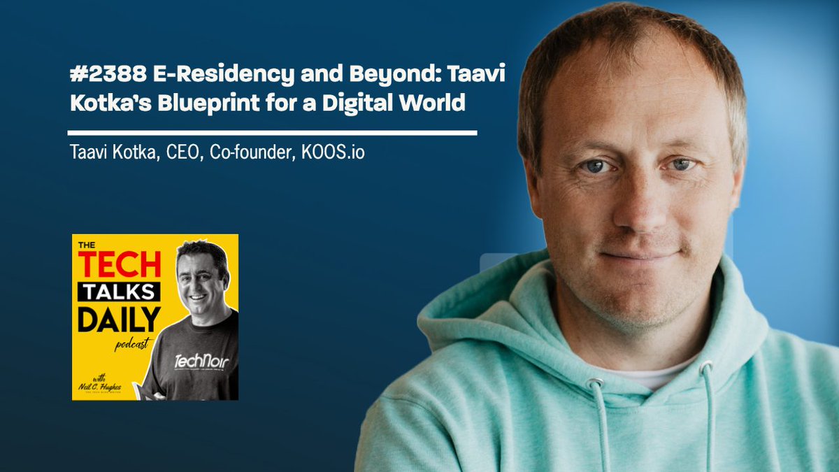 Excited to be at <a href="/Latitude59/">Latitude59</a>, Estonia - the birthplace of the digital revolution! <a href="/taavikotka/">Taavi Kotka</a> the first-ever CIO of Estonia shares his story, from pioneering e-Estonia to launching the world’s first e-Residency program and redefining the digital frontier   techblogwriter.co.uk/taavi-kotka