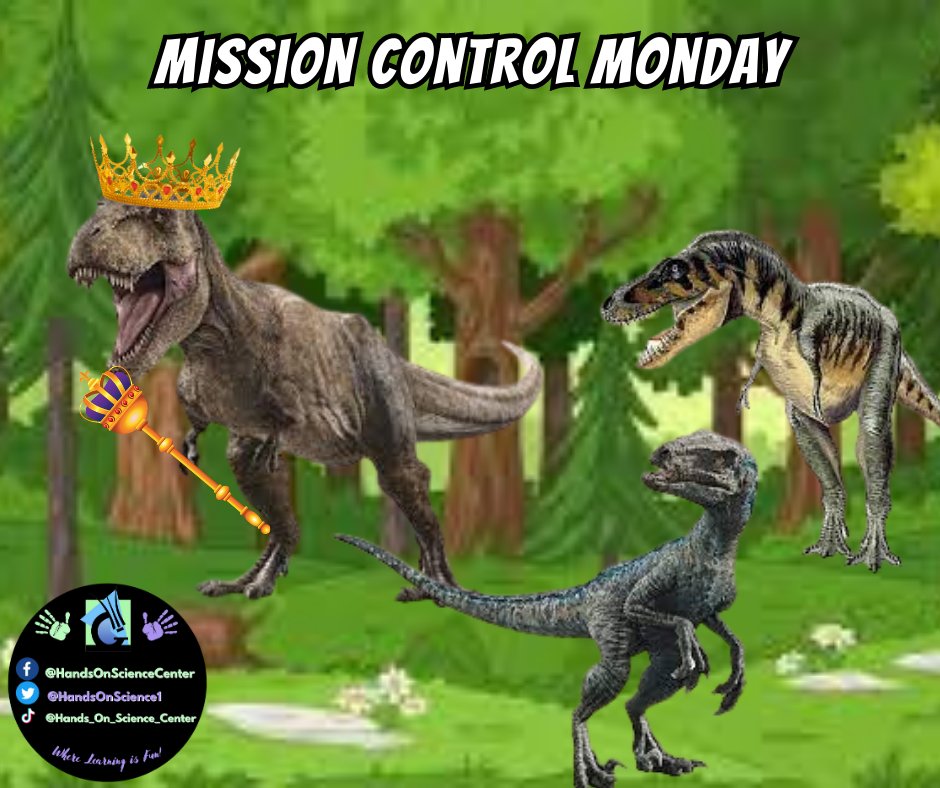 HandsOnScience1's tweet photo. #MissionControlMonday
The final week of Dino Days revolves around the Cretaceous Period. This period lasted from 145.5 to 66 million years ago. It is during this period that some of the most well-known dinosaurs, including the Tyrannosaurus Rex, ruled the earth. https://t.co/vgbnK0FgzO