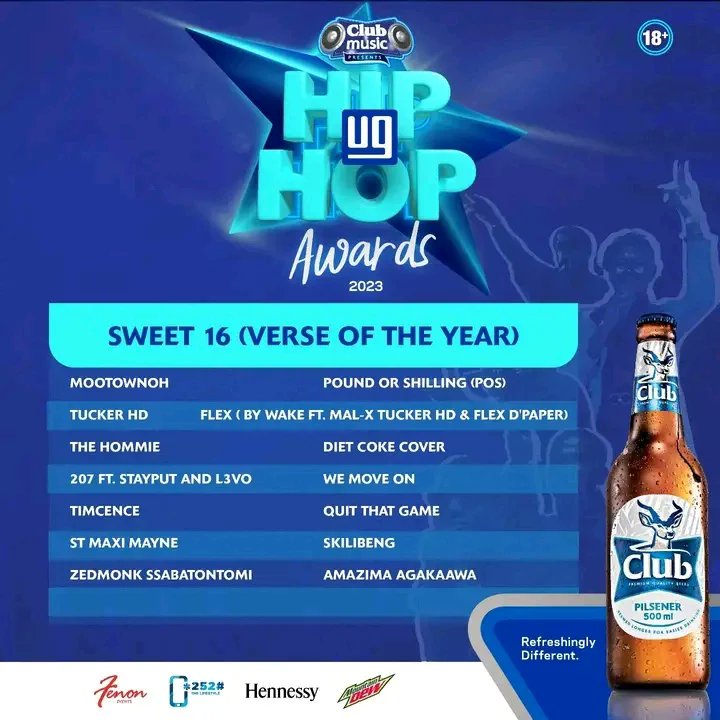 207ontheBeat's tweet photo. YES 🙏🏿Been nominated for Two UG HIP-HOP AWARDS this year!!
#Taasa Omuwala 👉 InspirationalSongOfTheYear
#
WeMoveOn👉VerseoftheYear(Sweet 16)
Vote here
https://t.co/EsyB5bDAqK
#UGHipHopAwards23 https://t.co/xrAePGkTkt