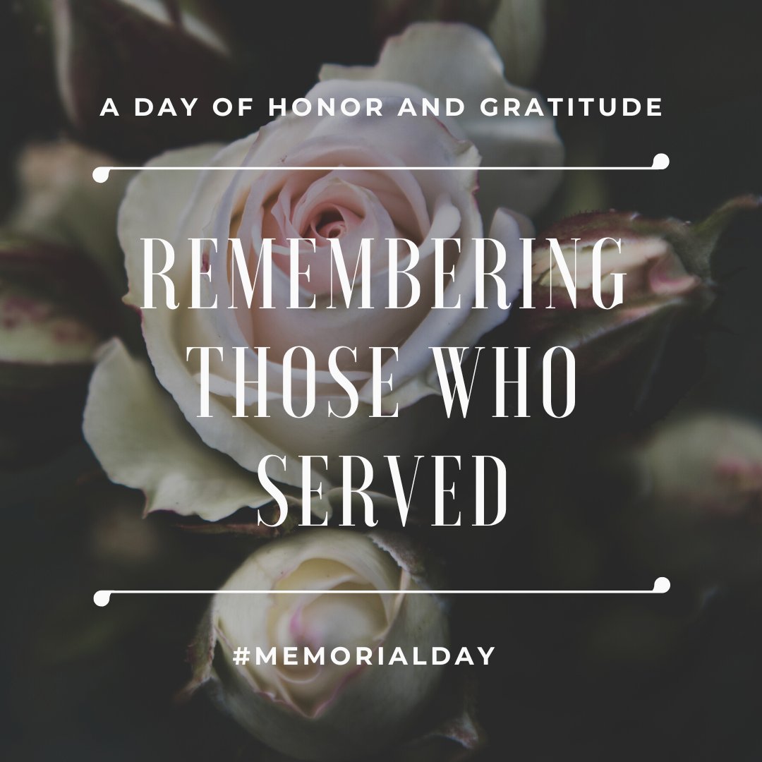 This Memorial Day, we honor and remember those who have served. Here is a brief history of Memorial Day. bit.ly/3oEBytt