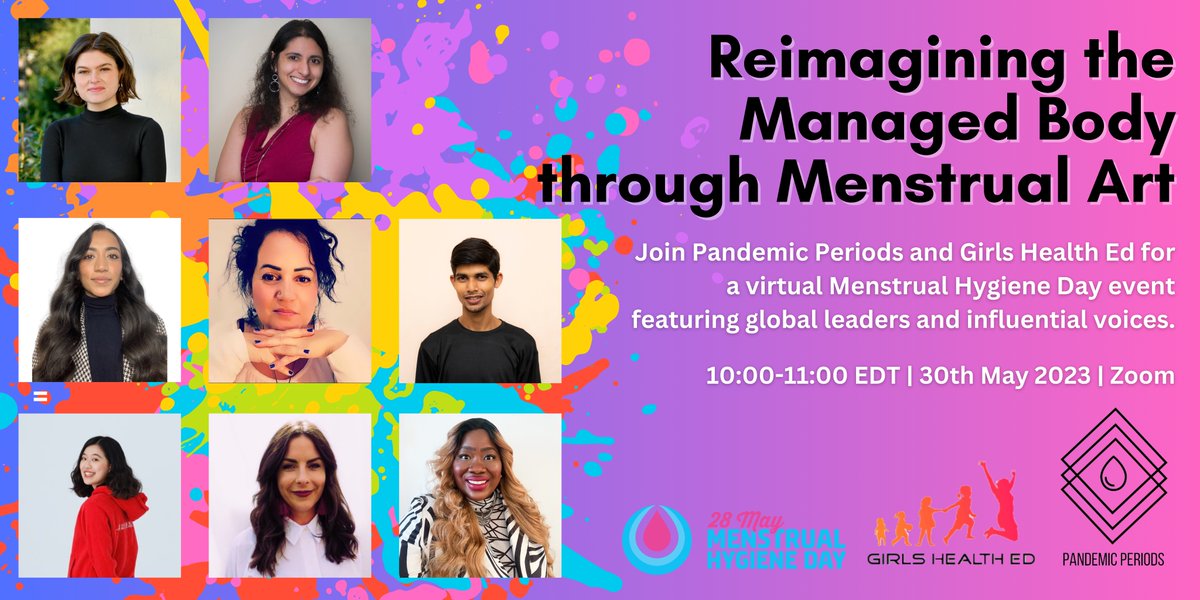 TOMORROW we are teaming up with our partners at
@GirlsHealthEdto co-deliver a session exploring the importance of creative ways of learning about menstruation & reproductive health  

Still, time to sign up now: bit.ly/3WtDbXy 

#MHDay2023 #WeAreCommitted