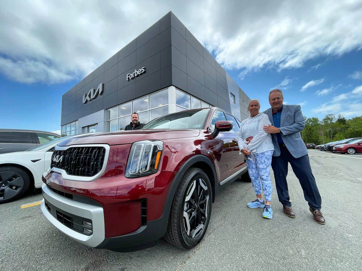 Thank you and congratulations Krista and Robert!! Enjoy your beautiful new Kia Telluride EX!! #forbeskia #kia #telluride #kiatelluride #movementthatinspires #annapolisvalley #novascotia 🇨🇦