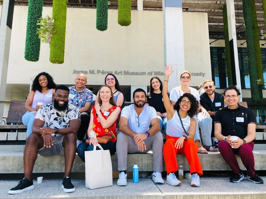 pamm's tweet photo. Wishing you a safe and enjoyable #MemorialDay from PAMM! We're open today from 11am–6pm. ☀️ 🏊
#SeenAtPAMM 📸 from our friends at @aigamiami 🤩 https://t.co/PlUYOGyBWn
