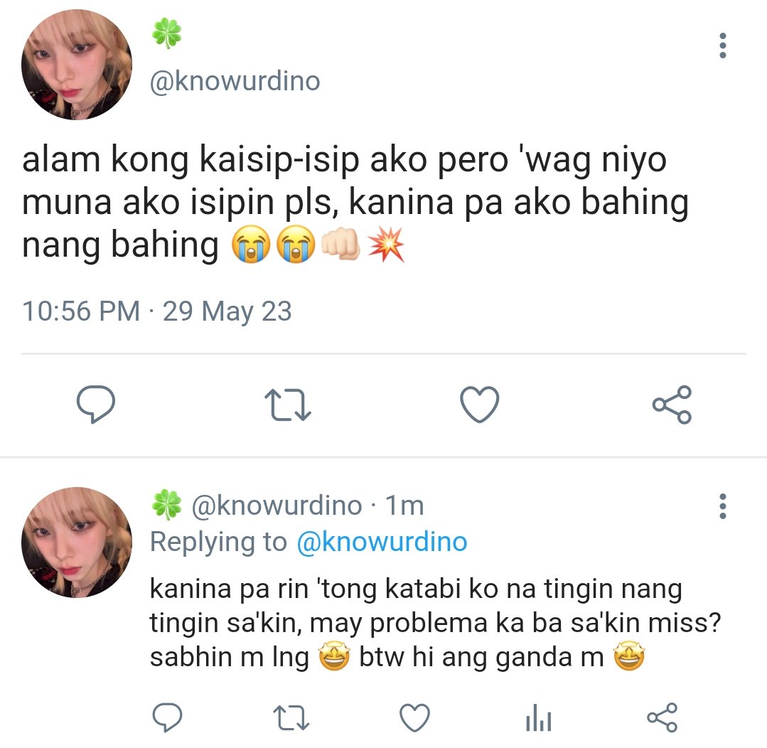 yureenago's tweet photo. a mind reader's thread — a winrina au

One cool thing about Mireille's (W) mind-reading ability is that she can keep it dormant. So imagine her shock when she started hearing dinosaur names flooding her thoughts—unexpectedly and illicitly—without even actively using her ability. https://t.co/l2zO5tDY7O
