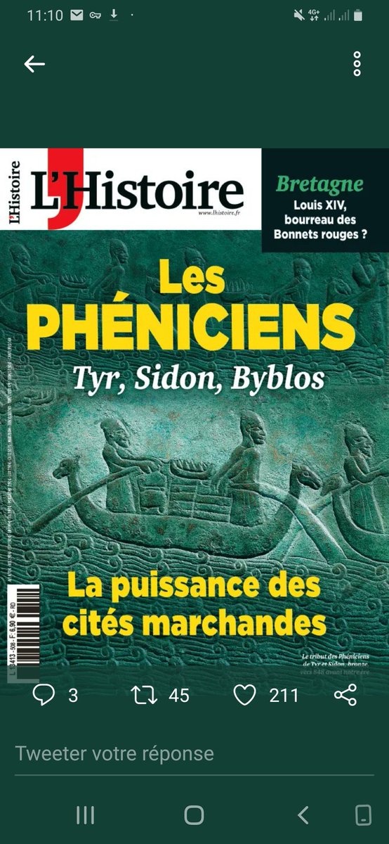AnneLehoerff's tweet photo. A J- 7 du RV #archeologie #sciences à @Academie_IBL @MinistereCC @sup_recherche @francediplo une annonce bienvenue dans le dernier @maglhistoire ! Merci ! Et rv avec rédaction 🙂 le 7 au matin  sous kz houlette de @EmmanuelLauren2 ! https://t.co/MhoXfWakFw
