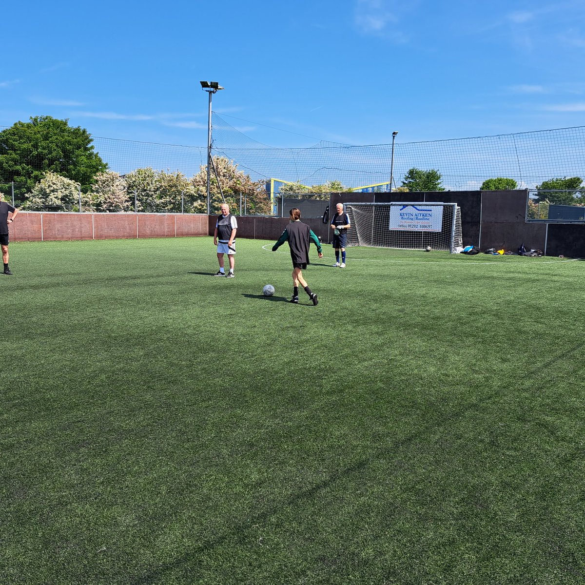 The sun even joined us for a #bigkickabout for @ScottishFA #WeekOfFootball