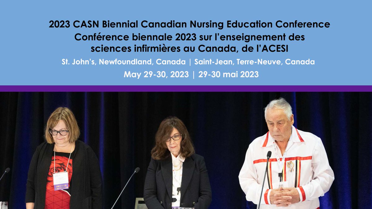 Elder Calvin White opens CASN’s Biennial Canadian Nursing Education Conference with an Indigenous blessing &amp; address. | L’Aîné Calvin White prononcera la prière et le discours d’ouverture de la Conférence biennale de l’ACESI sur l’enseignement des sciences infirmières au Canada.