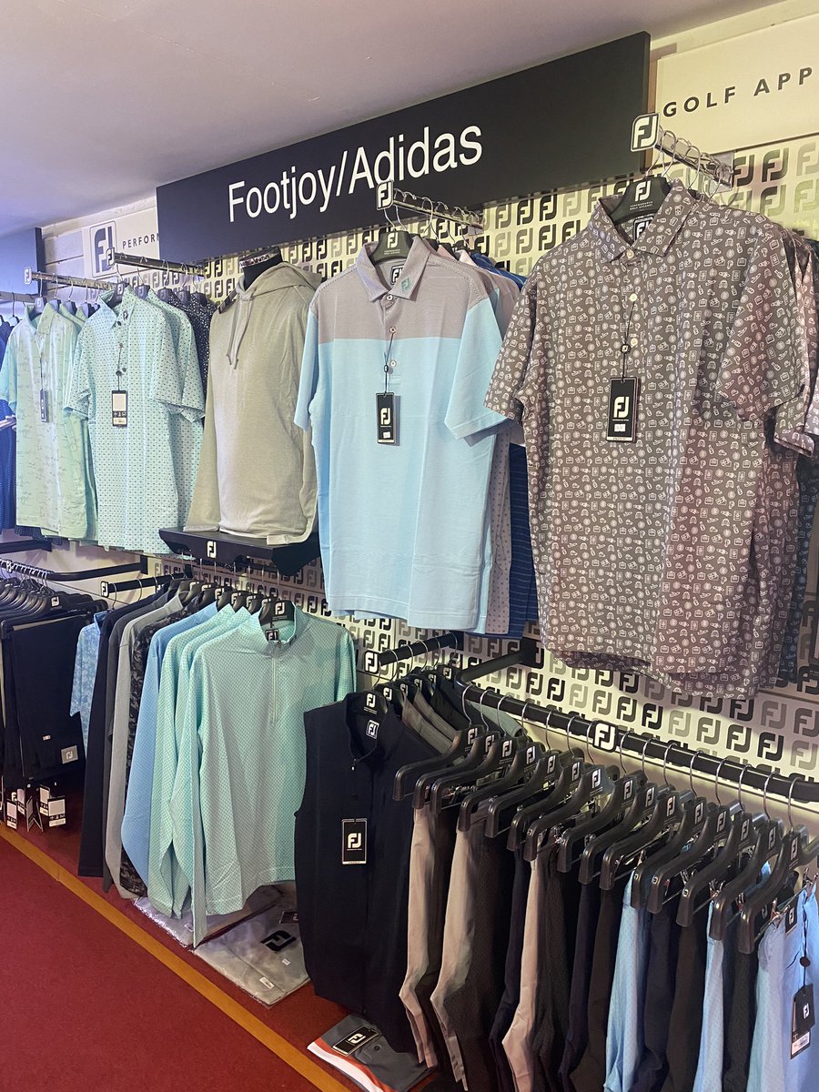 Nowthengolf's tweet photo. Looking for that Summer Look on and off the Golf Course? We have received a fresh top up of FootJoy Clothing for just that! Check out our fantastic range in store.🔥 ⛳️ https://t.co/pMWtf4KFgS