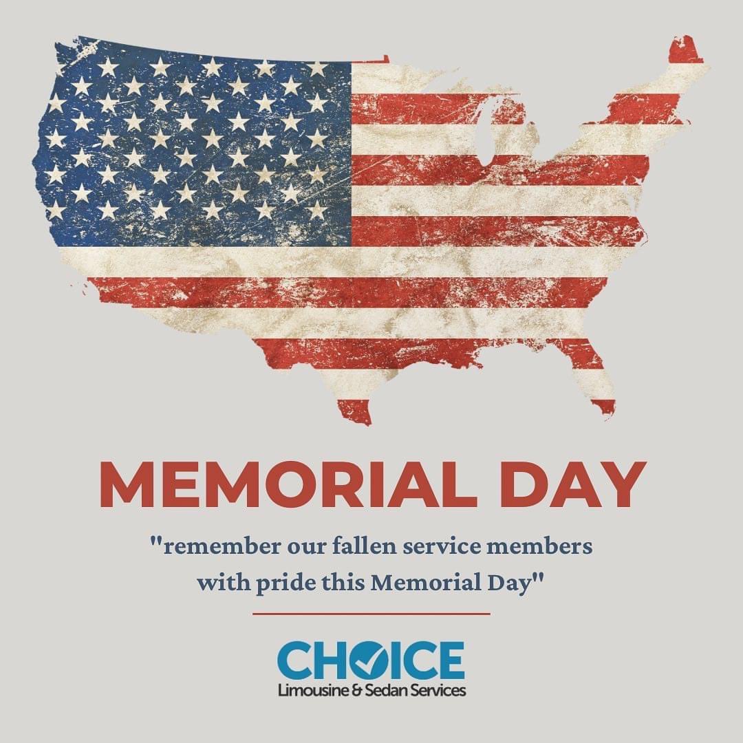 ChoiceLimo_DMV's tweet photo. Today we remember and honor the brave men and women who made the ultimate sacrifice for our freedom. #MemorialDay 🇺🇸 https://t.co/xppmHAp2W8