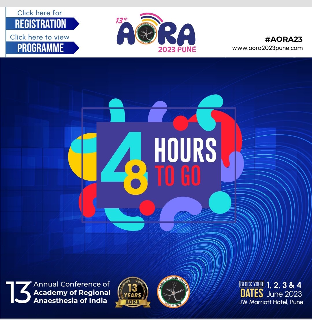 48 hours and counting down...#AORA23