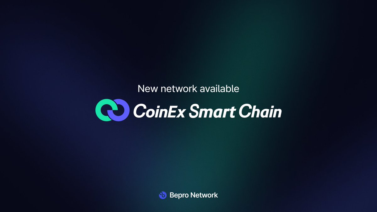 ERC20_News's tweet photo. 🐳 @Bepronet is thrilled to share that @CoinEx_CSC is now available on the Bounty Network!
🛷With this @Bepronet has been brought a step closer to its multi-chain vision.
🔽 DETAILS:
https://t.co/FCSwf6NXbO
#ERC20NEWS #CoinExSmartChain https://t.co/QEk0dbNipD