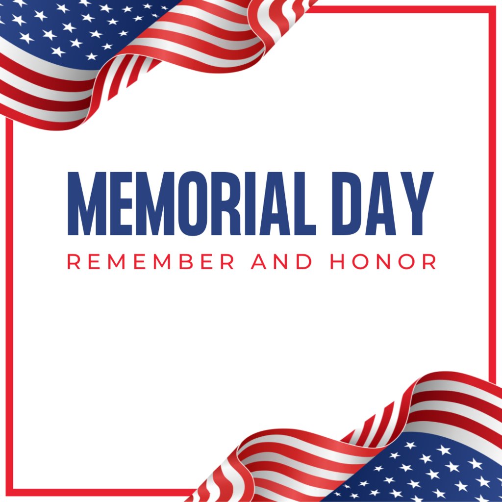 Happy Memorial Day! Your bravery and service will never be forgotten.