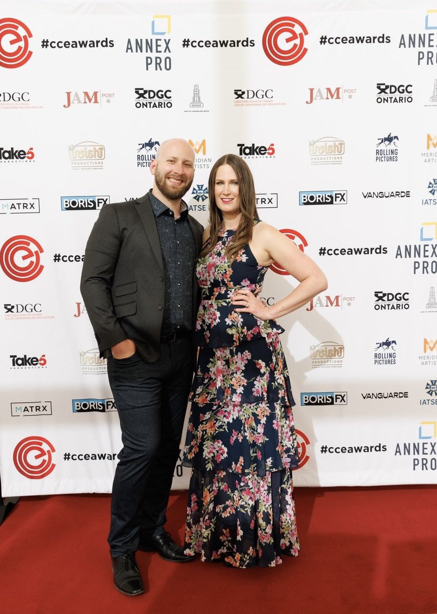 Red carpet glam at the @CCE_editors Awards last week! I think we clean up pretty nicely! #postchat #cceawards