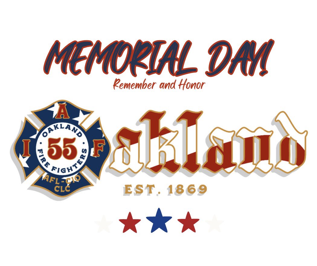 On this day we remember the veterans who made the ultimate sacrifice for our country. These brave men and women have dedicated their lives to honor the living and make our lives better. 
#MemorialDay 
#fireservice
#firefighter
#oakland
#oaklandfire
#youroaklandfirefighters