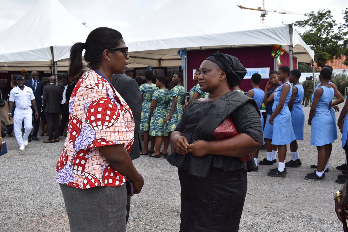 Peacekeepers all over the🌐sacrifice their lives to maintain peace in troubled areas.

Today, on International Day of UN Peacekeepers, one of my fav #UNDays, I offered my best to ensure a successful event in Accra honouring 75 years of service and sacrifice.
#PeaceBegins with me.