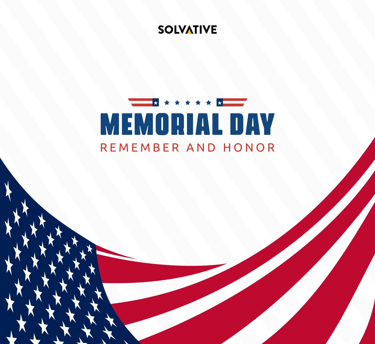 solvative's tweet photo. This Memorial Day, we at Solvative solemnly pay tribute to the brave and wholeheartedly recognize the profound sacrifices they have made to shape a brighter tomorrow.

#memorialday #usa #usa🇺🇸 #memorialday2023 #solvative https://t.co/aK8WrfUxOH