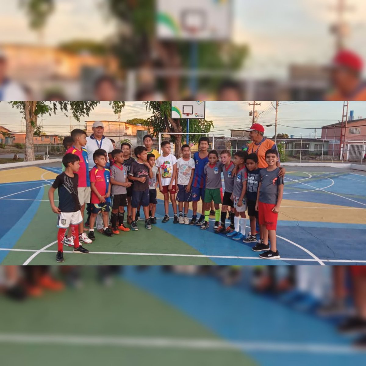 INDEM_Oficial's tweet photo. Este #26Mayo el sector Alto los Godos recibió una toma deportiva en un  espacio recuperado por nuestro Gobernador Ernesto Luna, la "Cancha Guanaguanay" con la participación de 242 personas en distintas disciplinas

Seguimos trabajando por el sueño de una #Monagaspotenciadeportiva https://t.co/8j1whD3dg9