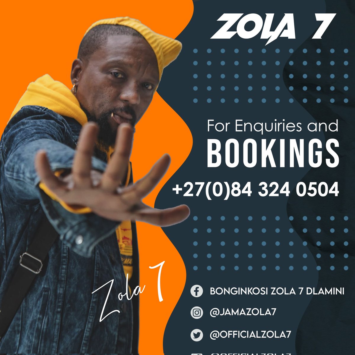 'I need you at my event' is not a booking. Contact my management on the below number to make an official booking. #namanje