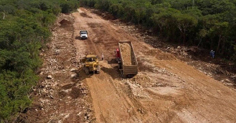 Desinformemonos's tweet photo. #TrenMaya ✊| Un juez federal otorgó una nueva suspensión definitiva de las obras del Tren Maya en los tramos 3, 4, 5 Norte y 6, con la que se ordena detener “cualquier acto que tenga como finalidad la tala o desmonte de terrenos forestales” en la zona. https://t.co/ZSX9cuDumx