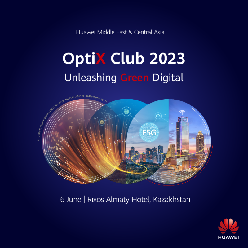 Huawei_ME's tweet photo. In an ever-growing industry market, exploring F5G evolution practices is vital in reshaping industry productivity. The latest innovations & practices in #optical network technology will be explored at #OptiXClub 2023 in Almaty on 6 June. Click to learn more!
#HWTechCarnival23