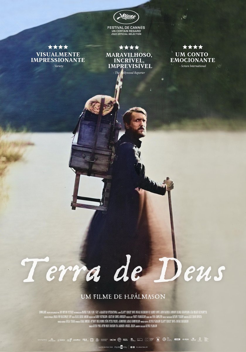 PortugalCinema's tweet photo. Poster do filme "Terra de Deus", um filme realizado por Hlynur Pálmason, dia 8 de Junho nos cinemas em Portugal.
#cinemaemportugal #terradedeus #poster #posteroficial #films4you #drama #hlynurpalmason #junhonoscinemas @Films4You_PT https://t.co/sakvUsHymE