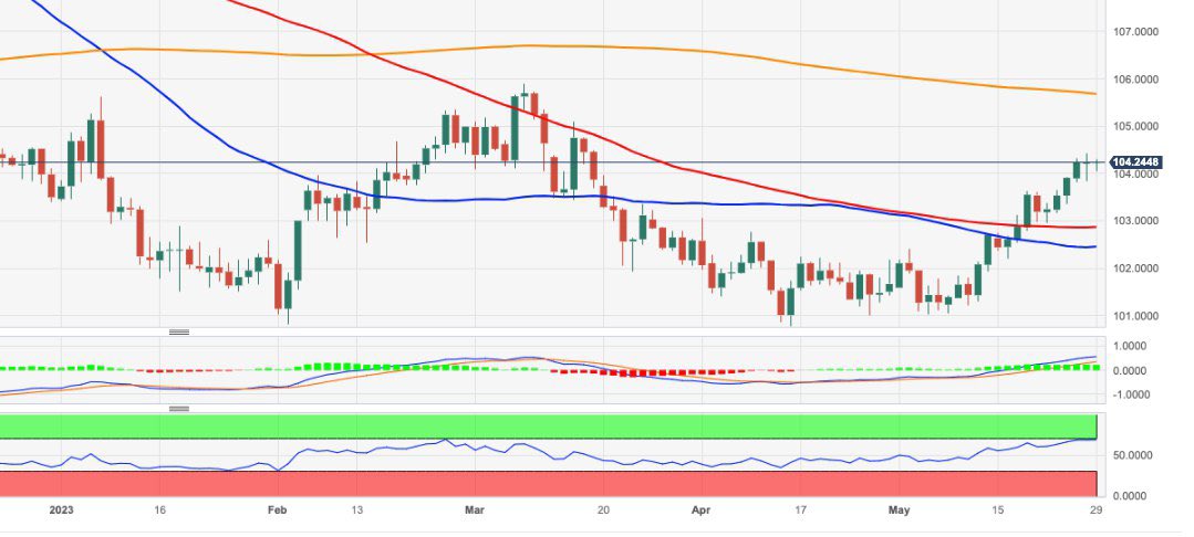 USD Index Price Analysis: Initial resistance now comes at 104.40

#DollarIndex