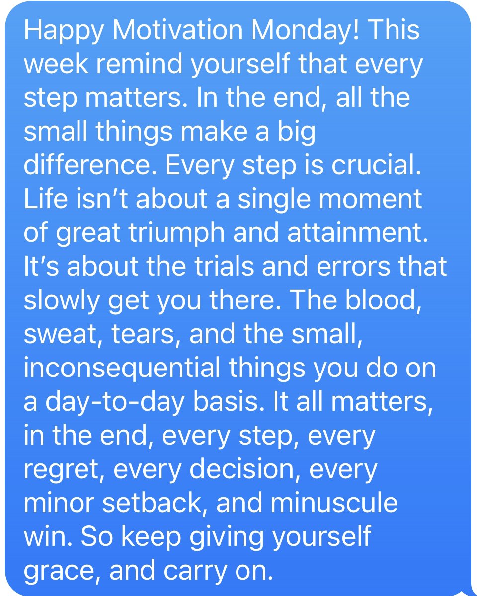 drvsmith's tweet image. #MotivationMonday