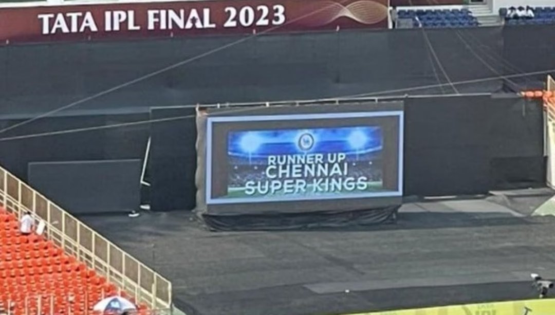 CSK have to prove that this final match is not fixed.
Yesterday's CSK Runner up board