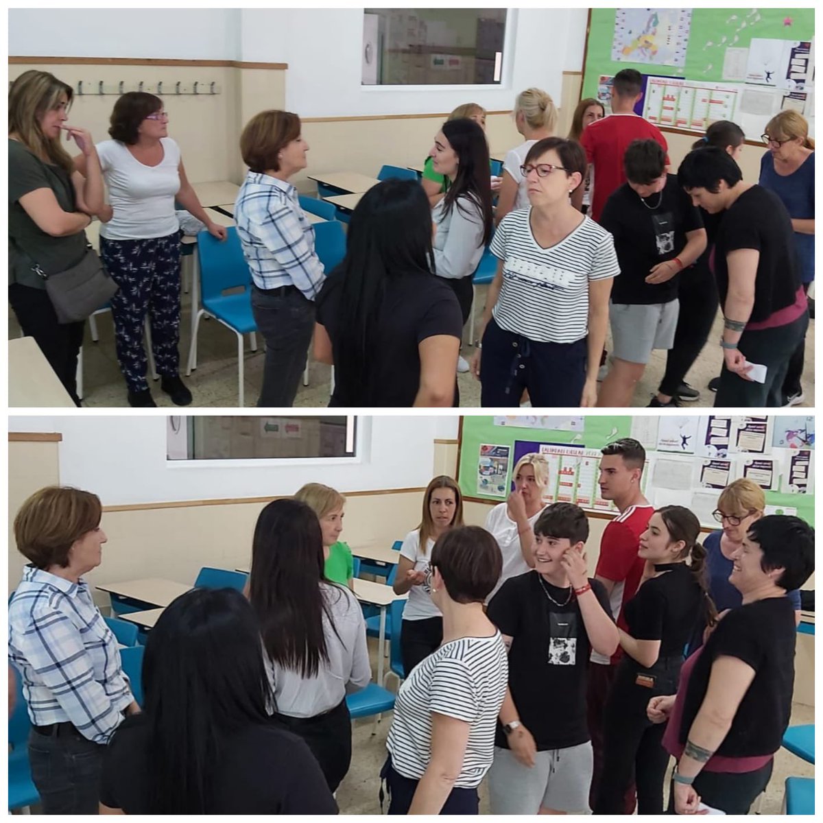 Els monitors de menjador fan formació sobre Gestió de la Convivència. 

Què és l'escolta activa?
Quines necessitats tenen les persones implicades en un conflicte?
<a href="/Endermar_/">ENDERMAR</a>

#SomosJesuitinas 
#ADarloTodoJesuitinas