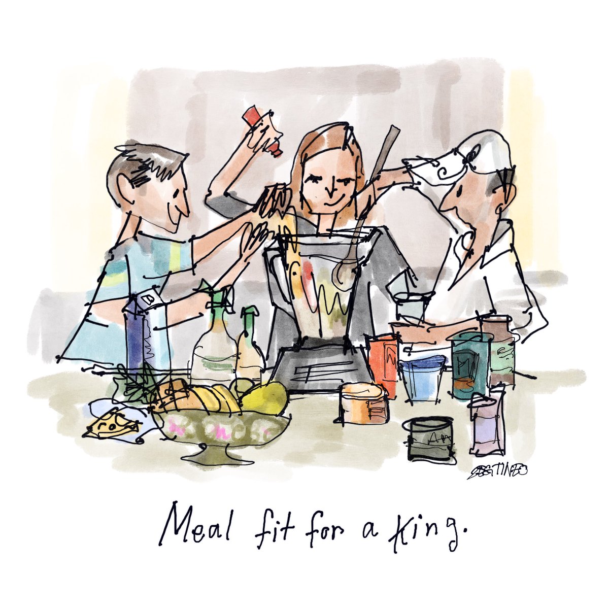 zegtineo's tweet image. a side effect of watching the succession finale is drawing the roy sibs like they’re in a roald dahl book