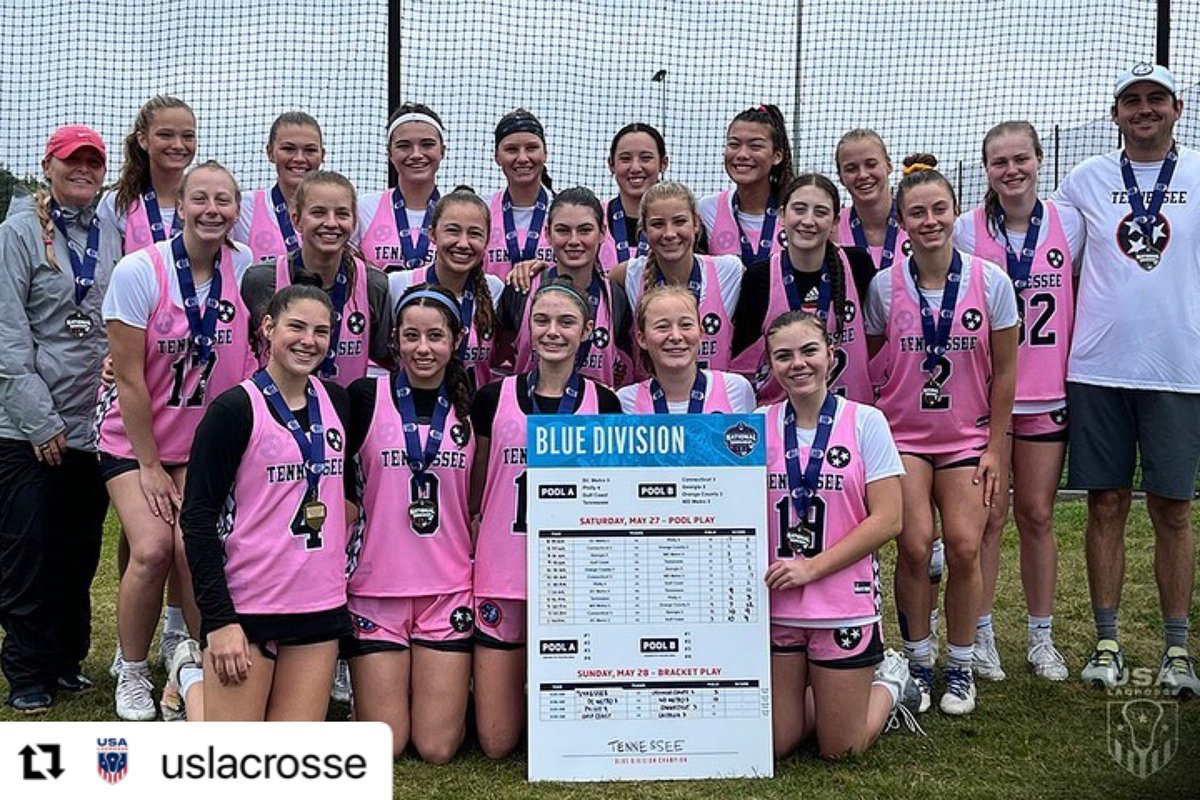 Representing in Cary.  <a href="/USA_Lacrosse/">USA Lacrosse</a> Congrats 2025 Claire Fritts and Team TN!