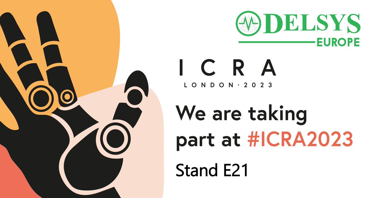 delsysinc's tweet photo. And we are off! 🦾
Can't wait for a fantastic few days to start at @ieee_ras_icra where we will be showcasing the latest #EMG tools for applications within Engineering ⚡️
Come chat with us at stand E21 all week and stay tuned for daily schedules👋
#ICRA2023 #DelsysEngineering https://t.co/0HMotgcFuV