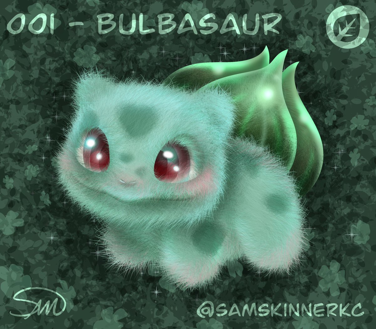 SamSkinnerKC's tweet photo. Cutest thing I’ve drawn in a while 🥰
#procreate #bulbasaur #Pokémon https://t.co/9HXOqsLNT1