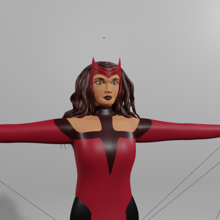 apartmultiverse's tweet photo. I have a lot to do and only a few days to do it, so I'm going to do this final push offline.
Here's a preview of my Scarlet Witch's final look. 
Are there issues? Yes. 
Am I slowly improving? I think so.

Sorry for the stream &amp; the accidental thread. https://t.co/0a21Buyjxr