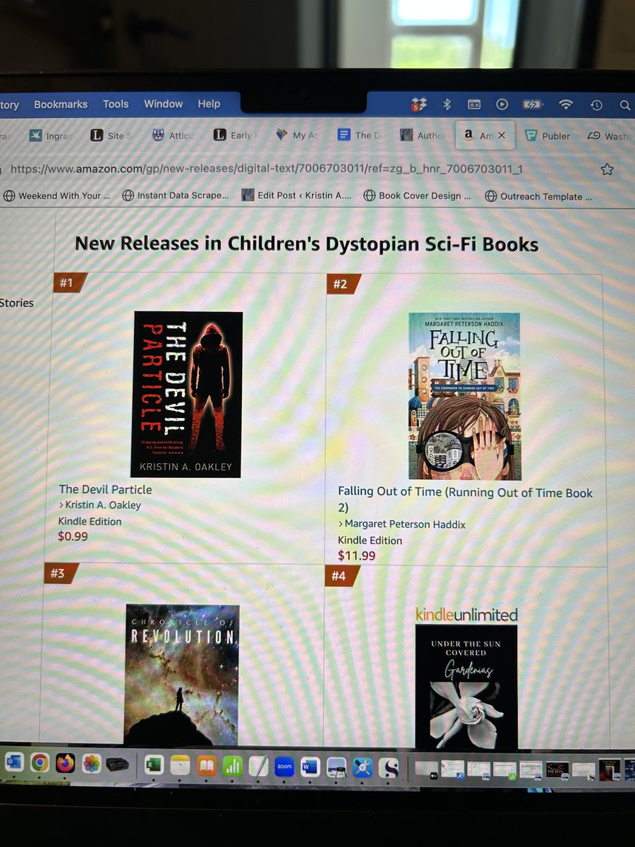 OMG  - The Devil Particle is #1 on Amazon for new releases in Children's  Dystopian Sci-Fi books and it won't even be released until June 6th! You  can preorder a copy today. amzn.to/3oJDxwq