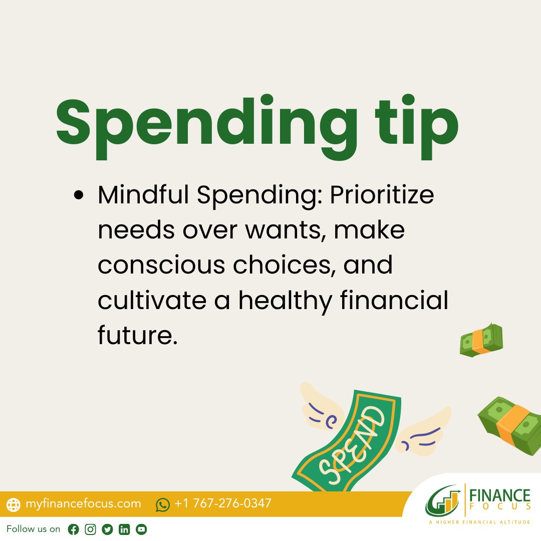 FinanceFocus767's tweet photo. I bet you're a bit like me and have struggled to monitor my spending habits at the beginning of my #financialjourney. But believe me, it gets easier once we decide to prioritize needs & make conscious choices that lead to a healthy #financialfuture
#SpendingTip #financialplanning https://t.co/bewqw6qm9m
