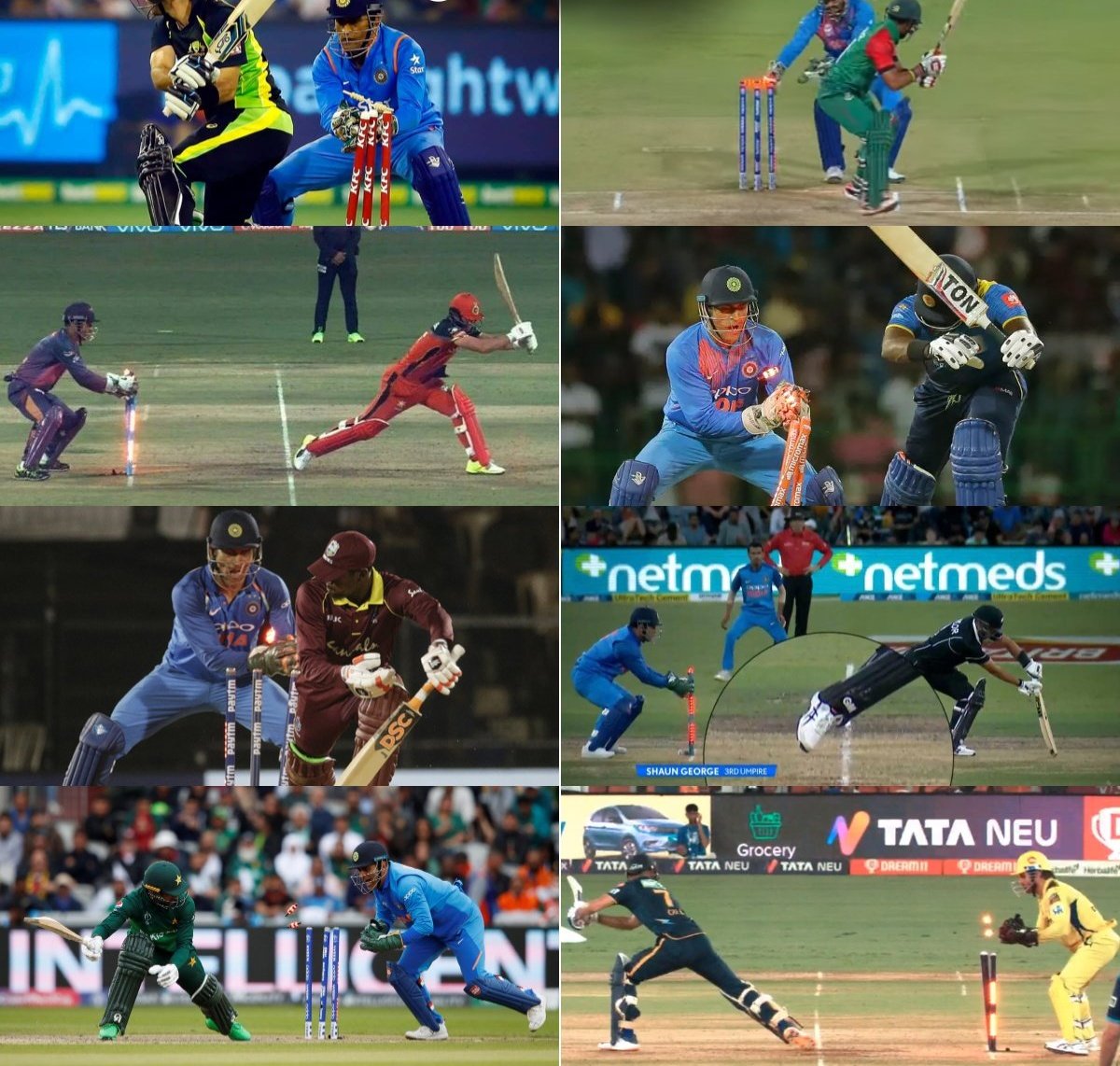 dhonifann07's tweet photo. ⚠️ Caution: Don't leave your crease when MS Dhoni is behind the stumps🧤

📸: IPL/BCCI https://t.co/S9sUkUDQmh
