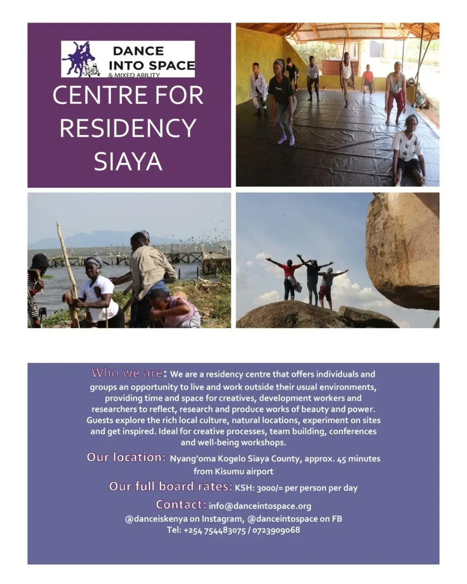 Space for dance and theatre residency #danceresidency #artsresidency #performingartscamp #creationprocess #contemporarydance #dancetheatre #Siaya #sustainability #mixedabledance #mixedability #africandisabilitydancenetwork