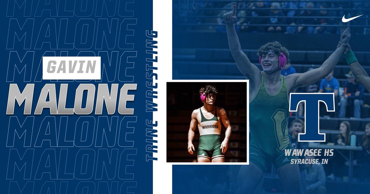 Gavin Malone is #TrineTough Please welcome Gavin Malone from Syracuse, Indiana to the family! 🌩