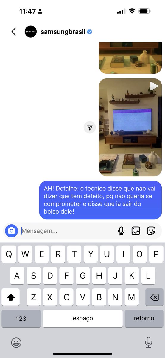 AnaCury's tweet photo. Sério @SamsungBrasil, a situação so piora https://t.co/VUPjMqhKeF