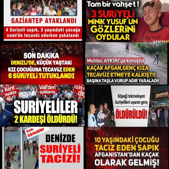 Bu haberlerden biri senin başına gelirse bu günü düşün bu seçimin galibi başı boş mültecilerdir
