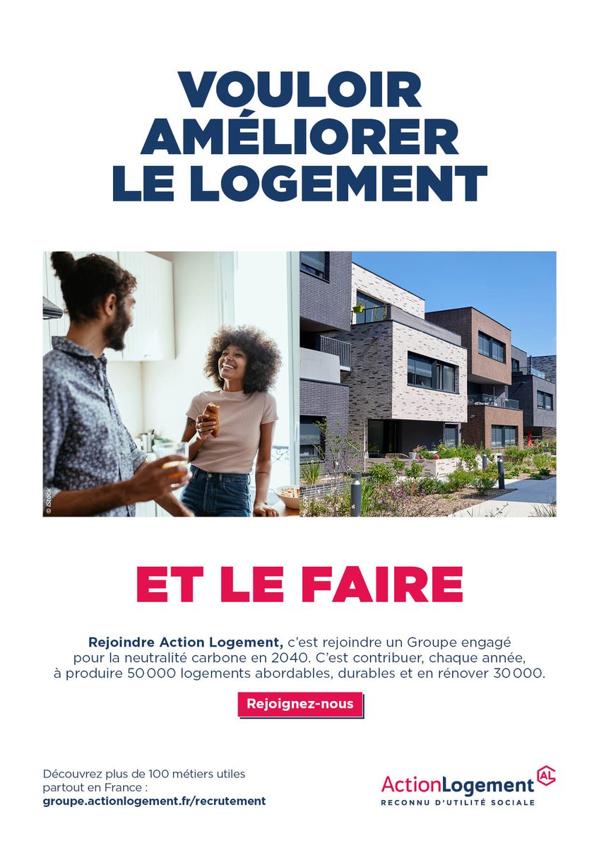 ActionLogement's tweet photo. 🏘️ Unis par une ambition commune #VOULOIRETLEFAIRE, les salariés d’@ActionLogement innovent en permanence pour faciliter l’accès des #salariés à un #logement de qualité &amp; favoriser l’#emploi 💬Témoignages de Florence Bovet &amp; d’Ines Bouchikhi @mondedesgeu 👉https://t.co/4zaW0olYU9 https://t.co/XqMVArpTKt