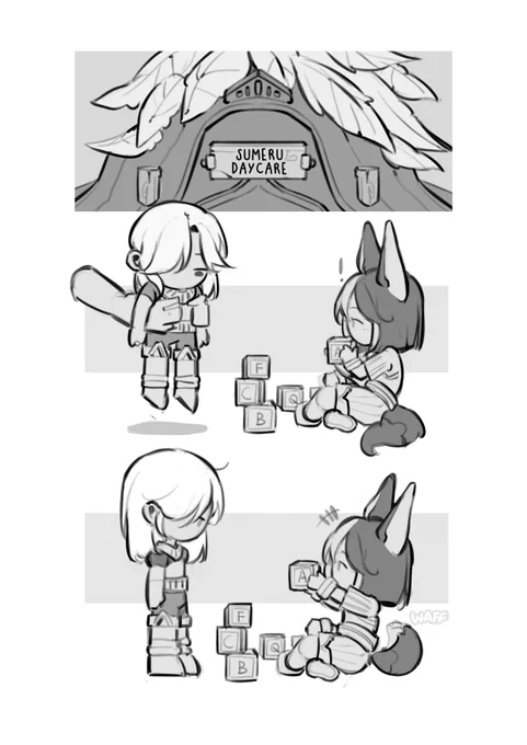 playdate ! (1/2)

#cyno #tighnari 
